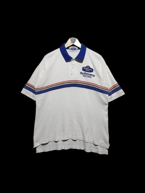 Other Designers Porsche Design - vintage rothmans racing polo shirt