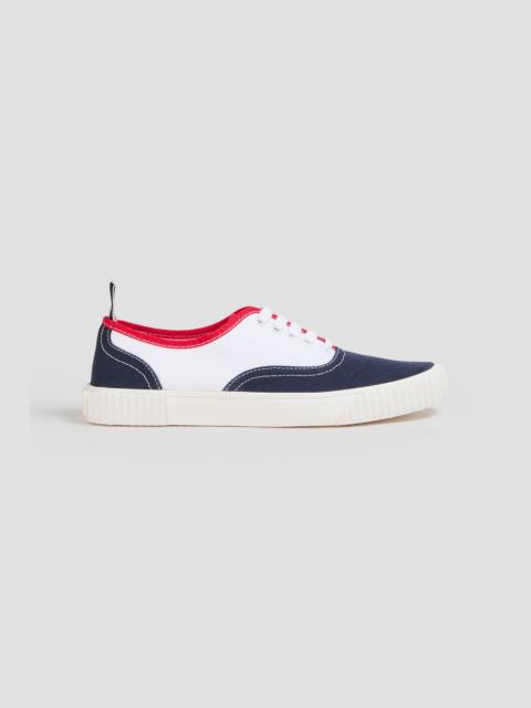 Thom Browne Color-block canvas sneakers