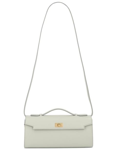 Anya Hindmarch MORTIMER LEATHER CLUTCH BAG WITH SHOULDER STRAP