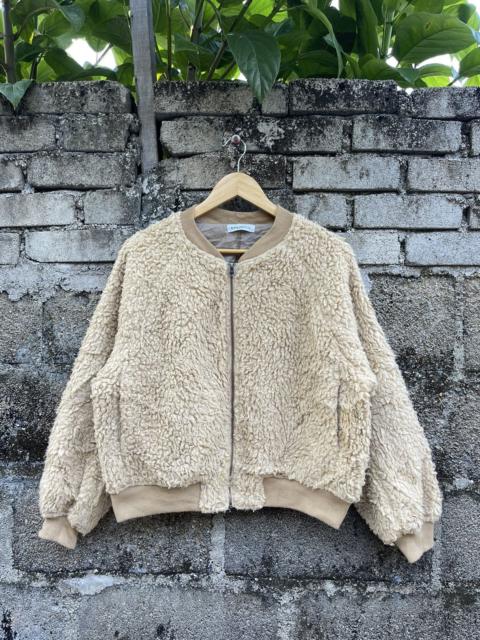 Other Designers Japanese Brand × Vintage - Japanese Browny Fleece Zipper Jacket