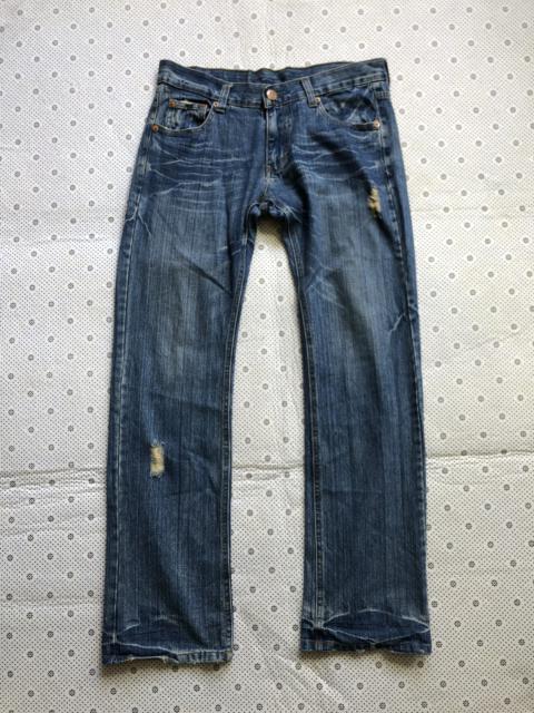 Hysteric Glamour Japanese Brand x Pojac Loma distressed jeans