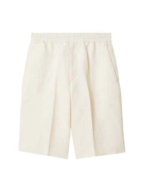 Burberry tailored canvas shorts