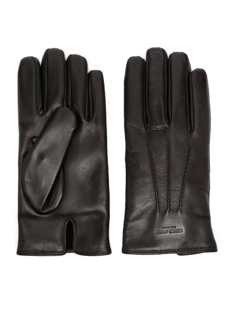 GIORGIO ARMANI Giorgio Armani Men Nappa Leather Gloves
