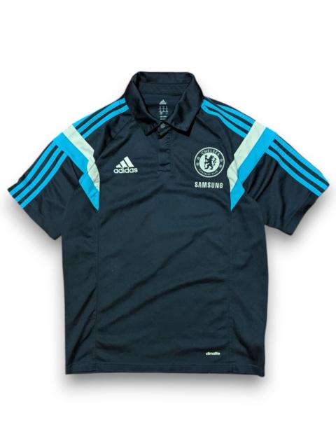 adidas Adidas Chelsea Polo Jersey Football Shirt 2014 2015 Soccer