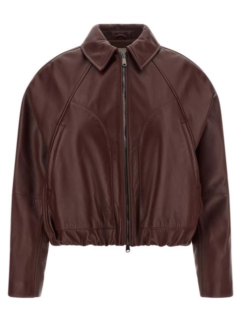 Brunello Cucinelli Brunello Cucinelli Women Nappa Leather Jacket