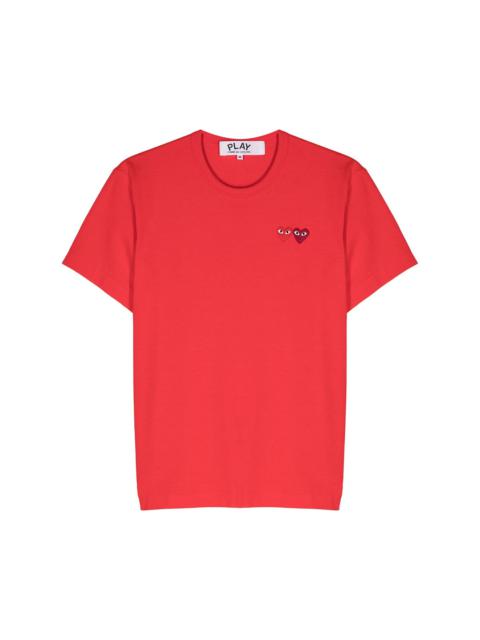 Comme des Garçons PLAY Double Hearts T-Shirt Unisex
