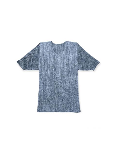 Pleats Please Issey Miyake 90s Pleats Please Issey Miyake Grey Melange Mist Top Japan 3