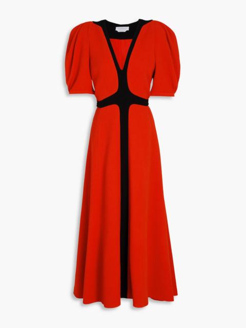 GABRIELA HEARST Luz pleated wool-crepe midi dress