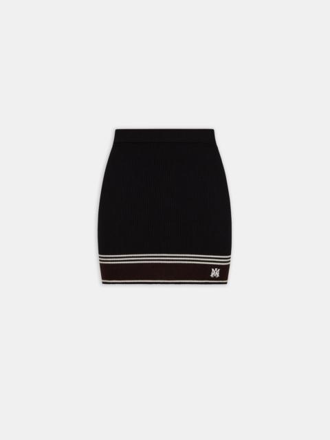 AMIRI WOMEN'S MA STRIPE MINI SKIRT