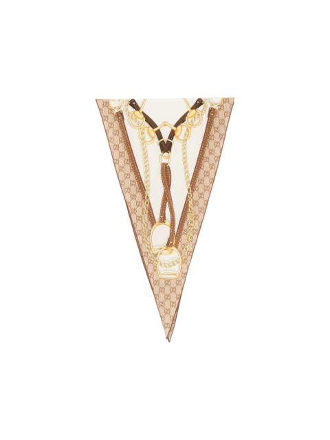 GUCCI Gucci Neutrals Scarves Women