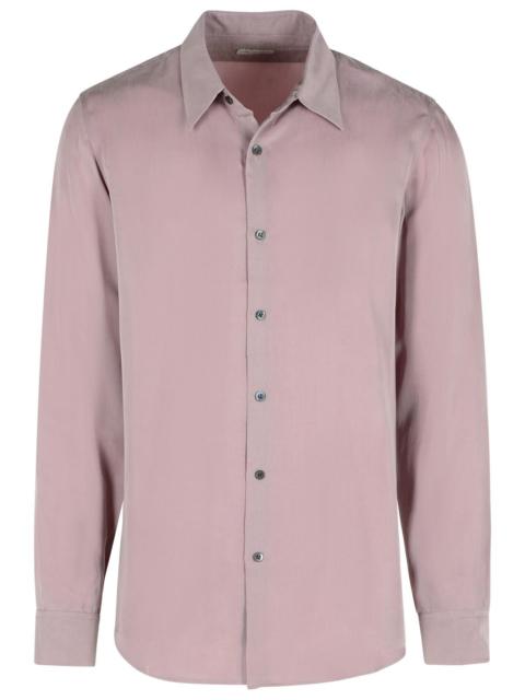 Dries Van Noten Dries Van Noten Mauve Cupro Shirt Men