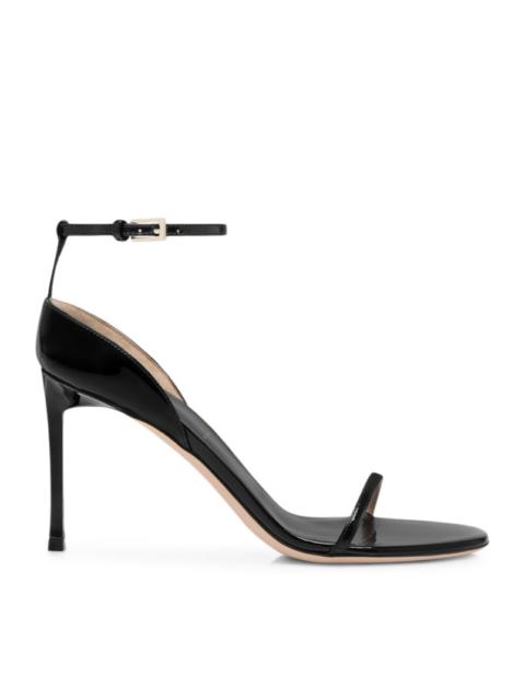 TOM FORD Tom Ford Women Vertigo Patent Leather Sandal With Ankle Strap