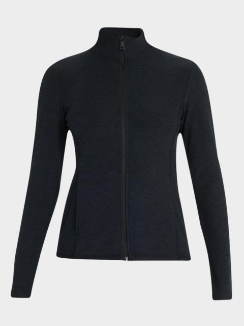BEYOND YOGA On the Go Mock-Neck Jacket