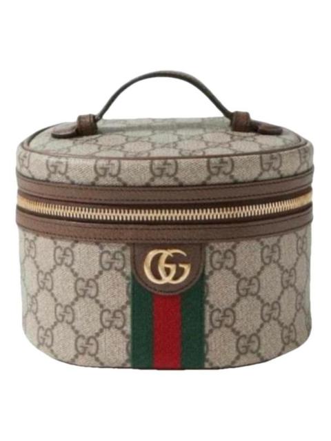 GUCCI Ophidia leather clutch bag