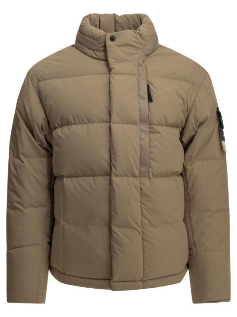 Stone Island Stone Island Short Down Jacket Beige Men