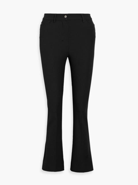 Max Mara Tabarin cotton-blend twill bootcut pants