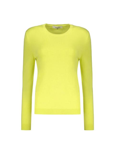 Valentino Valentino Womens Yellow Tops Cardigans & Sweaters