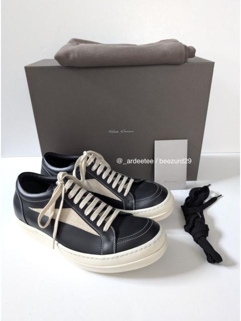 Rick Owens *NEW* LUXOR LEATHER VINTAGE SNEAKS SNEAKERS VANS 40