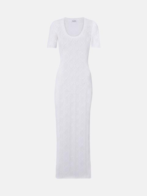 Lace midi dress