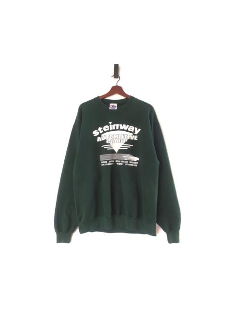 Other Designers Jerzees × Russell Athletic × Vintage - Vintage 80s Steinway Automotive Group Crewneck Sweatshirt