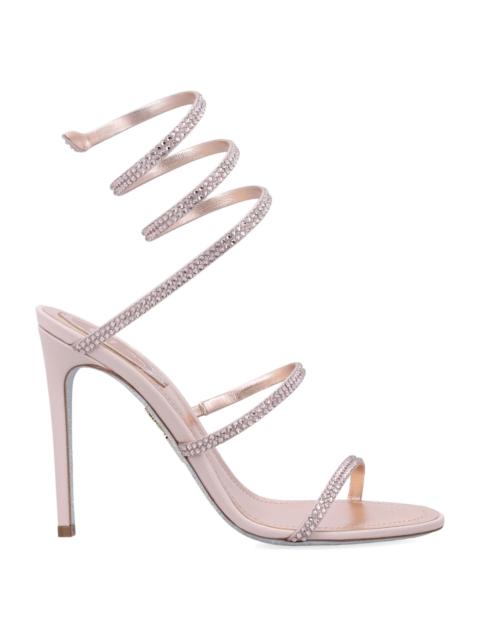 RENE CAOVILLA René Caovilla Cleo Satin Sandals In Light Pink