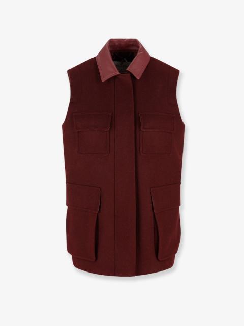 Max Mara Max Mara Women Aeroso Wool, Alpaca And Cashmere Sleeveless Coat
