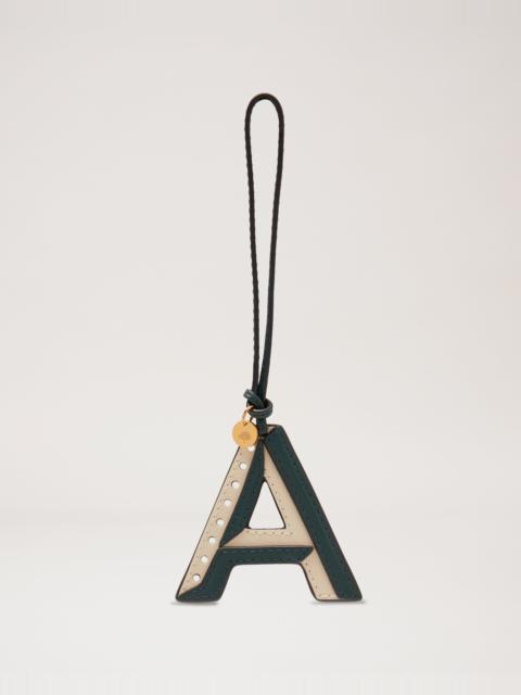 Mulberry Bi-Colour Leather Keyring- A
Mulberry Green & Chalk Silky Calf