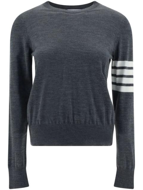 Thom Browne Thom Browne Women Wool 4-Bar Relaxed Pullover