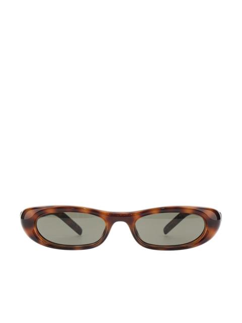 SAINT LAURENT Saint Laurent SL 557 Shade Pump Sunglasses Brown