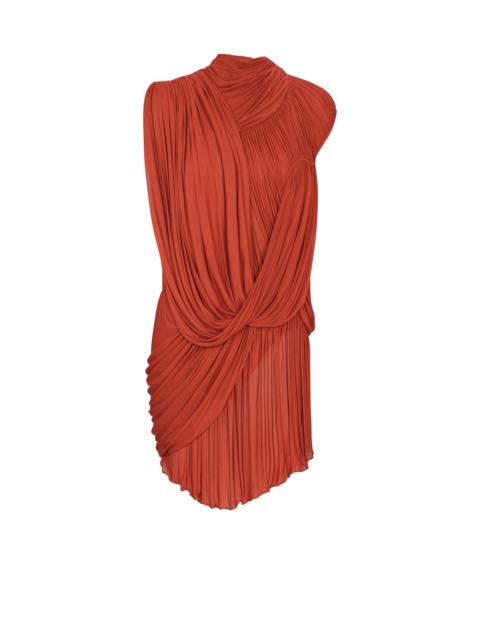 Balmain Draped flowing jersey dress