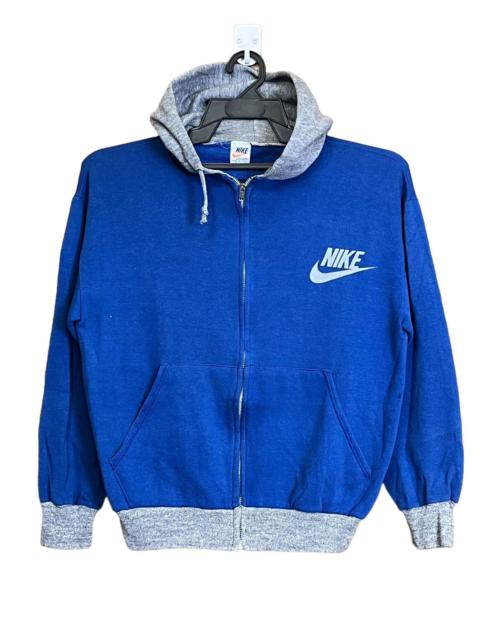 Nike VINTAGE 80s NIKE ORANGE TAG MADE IN USA ZIPPER HOODIES