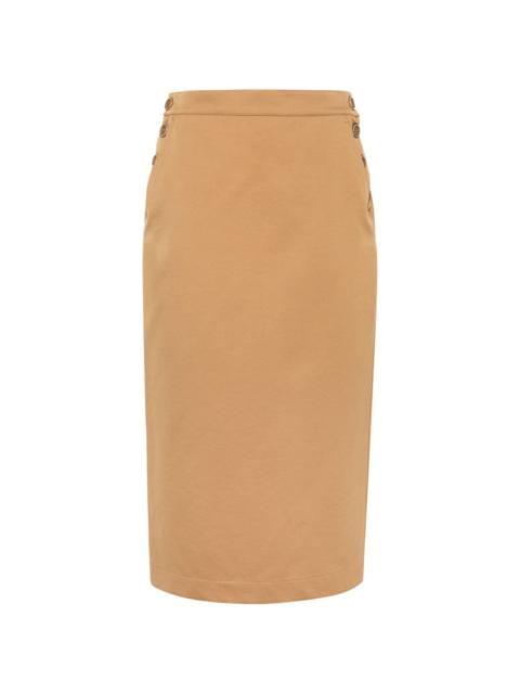 Cresta cotton pencil skirt