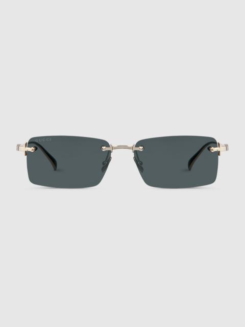 GUCCI Rectangular frame sunglasses