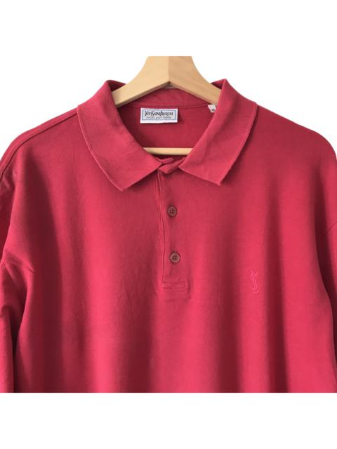 Other Designers Vintage - Authentic Vintage Yves Saint Laurent Logo Polo Tee Italy