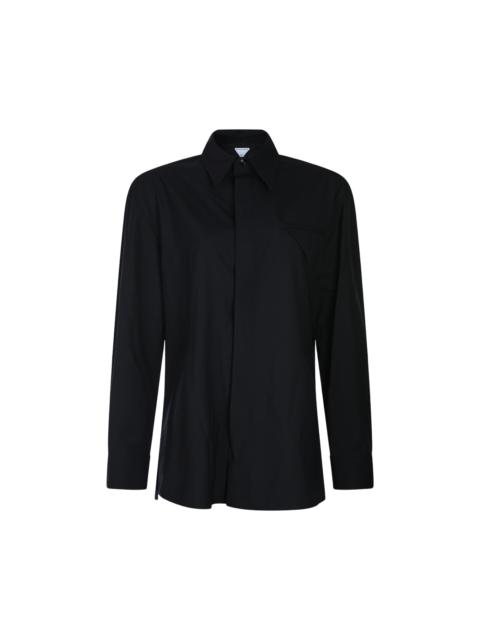 Bottega Veneta Black Wool Shirt