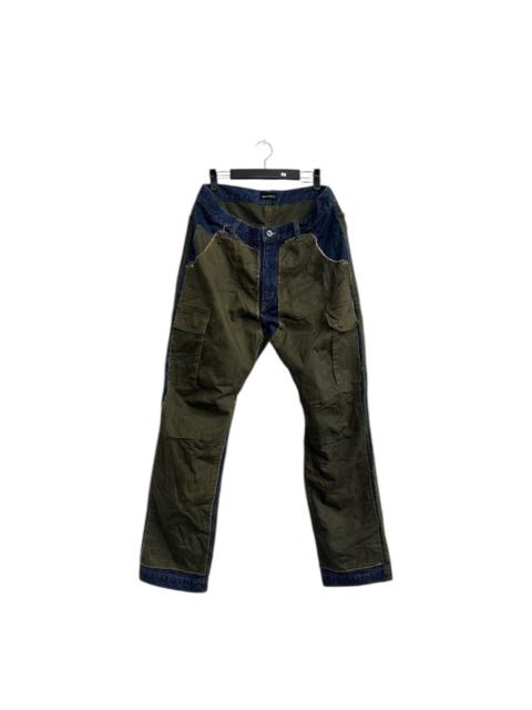 Other Designers Vintage - Reconstruct BOYCOTT Double Knee Cargo Pants