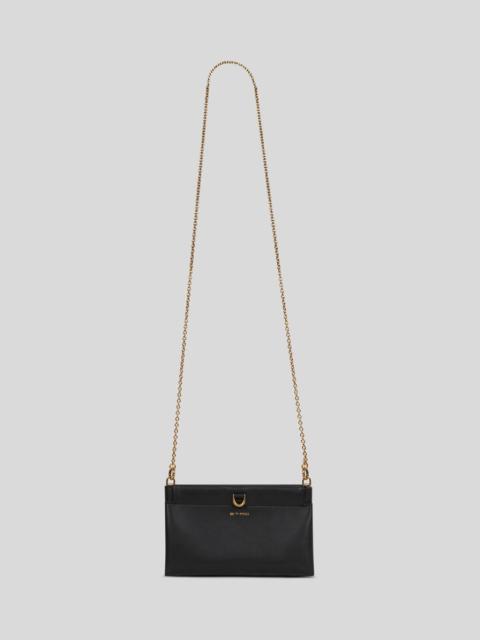 Etro MINI LEATHER CLUTCH TALK WITH CHAIN SHOULDER STRAP