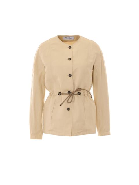 Max Mara Max Mara Women Carezza Linen And Silk Jacket