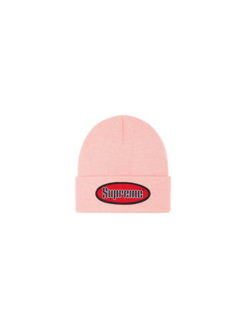 Supreme Oval Patch Beanie "(SS22) -Pink"