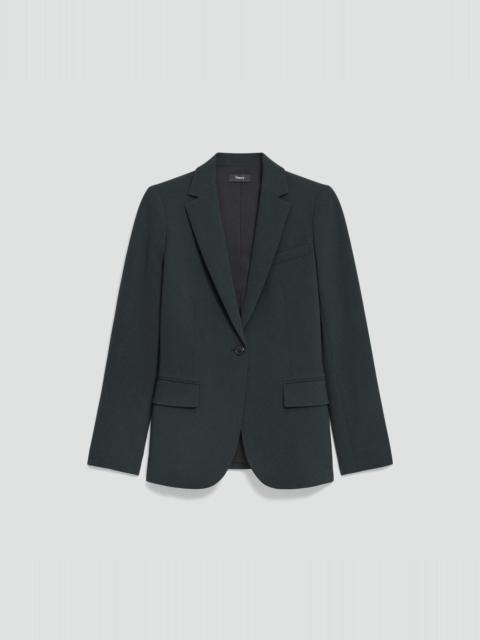 Theory Staple Blazer in Admiral Crepe