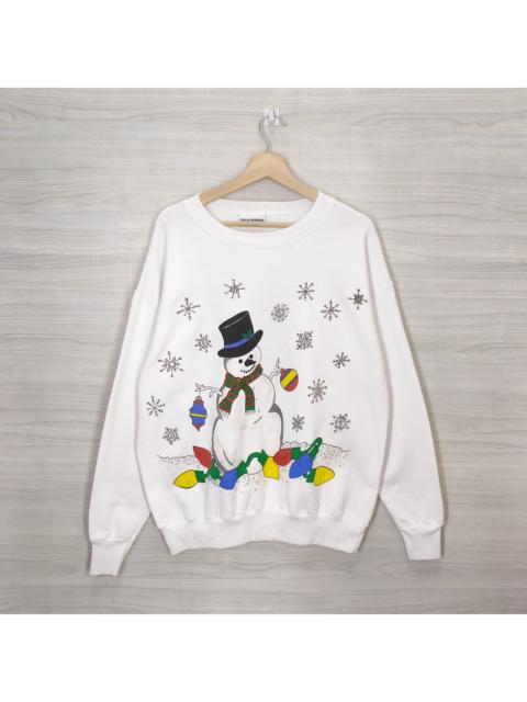 Other Designers Other × Vintage - Vintage Christmas Crewneck Snowman