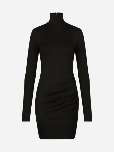Dolce & Gabbana Short jersey Milano rib dress