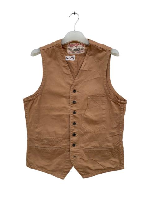 Other Designers Vintage Sugar Cane 10 Oz Worker Vest