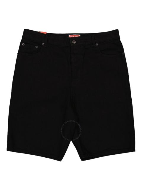 KENZO Kenzo Rinse Black Denim Himawari Bermuda Denim Shorts