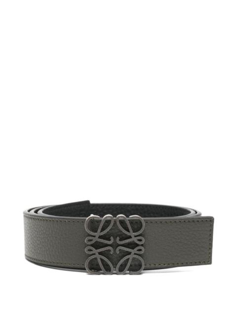 Loewe Loewe Men Anagram Leather Belt