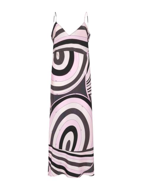 PUCCI Pucci Women Iride Print Silk Lingerie Long Dress