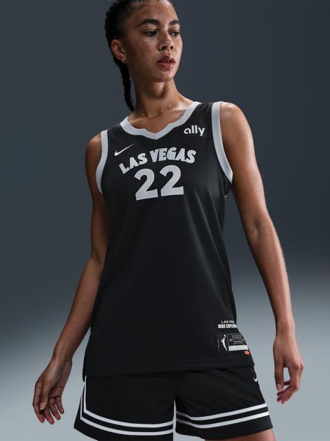 Nike A'ja Wilson Las Vegas Aces 2023 Nike Dri-FIT WNBA Victory Jersey