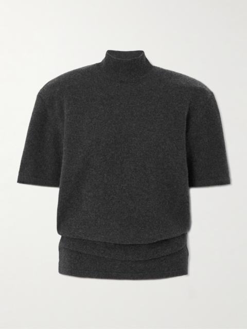 JACQUEMUS Castagna Wool And Cashmere-blend Turtleneck Sweater