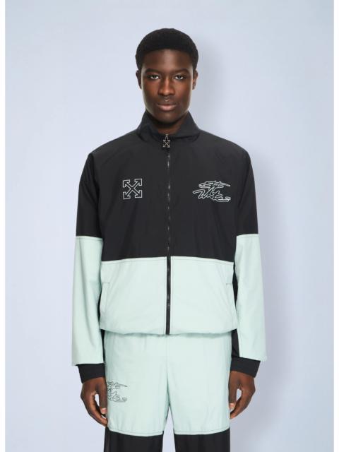Off-White Off-White Men Marker Nylon Relaxed Tracktop