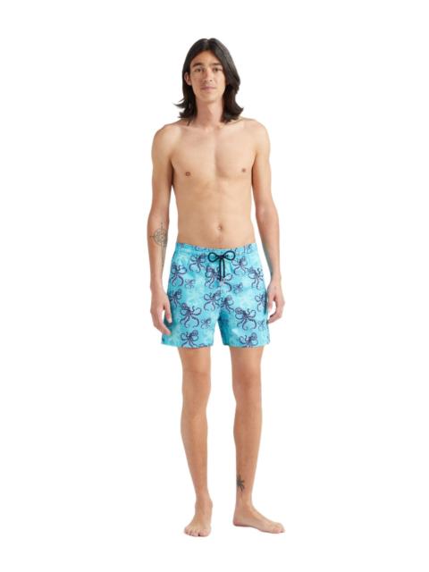 Vilebrequin Vilebrequin Men's Poulpes Stretch Swim Shorts in Bora Bora at Nordstrom